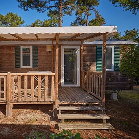 BUNGALOW 6 personnes - Comfort XL | 2 Ch. | 4/6 Pers. | Terrasse surélevée | Clim.