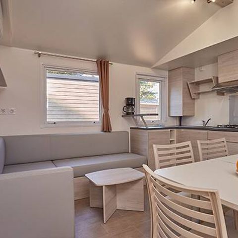 BUNGALOW 6 personnes -  Comfort | 3 Ch. | 6 Pers. | Terrasse surélevée | 1 SDB | Clim. | TV