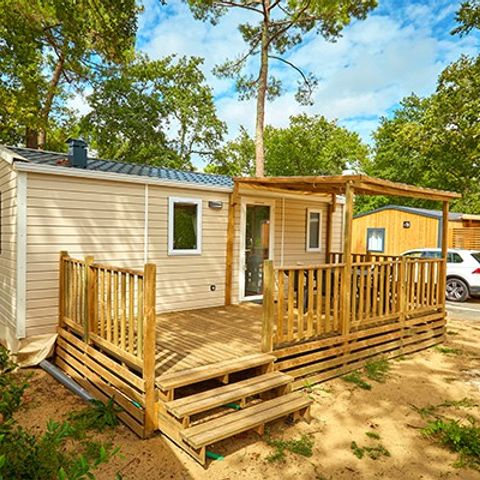 BUNGALOW 4 personnes - Comfort XL | 2 Ch. | 4 Pers. | Terrasse surélevée | Clim. | TV