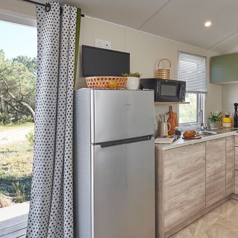 BUNGALOW 6 personnes - Mobil-home | Premium | 3 Ch. | 6 Pers. | Terrasse Lounge | Clim. | TV