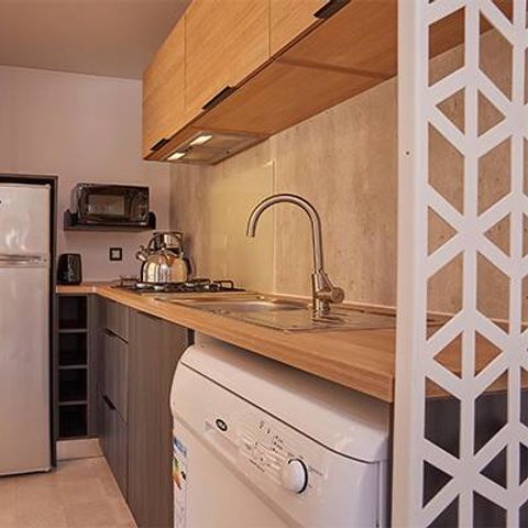 BUNGALOW 6 personnes - Exclusivité Premium | 3 Ch. | 6 Pers. | Terrasse surélevée | Jacuzzi
