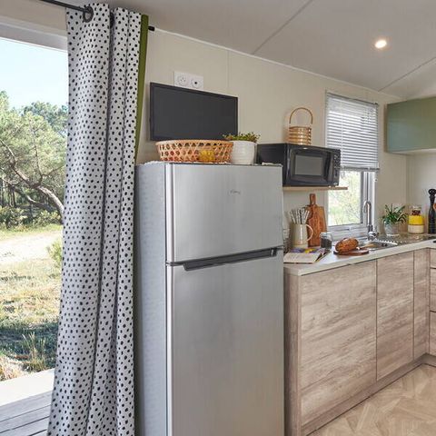 BUNGALOW 6 personnes - Premium | 3 Ch. | 6 Pers. | Terrasse Lounge | 1 SDB | Clim. | TV