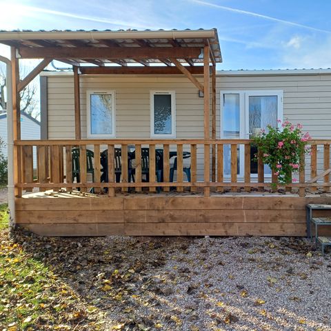 Mobilhome 8 personnes - Super cordelia - 3 chambres avec terrasse semi couverte - Annee 2025