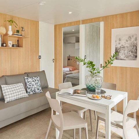 BUNGALOW 5 personnes - 2 chambres - terrasse semi couverte