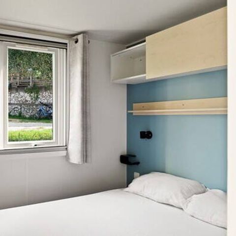 Bungalow 6 personnes - Mobil-home | Comfort | 3 Ch. | 6 Pers. | Terrasse surélevée | Clim.