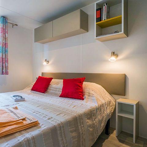 Mobilhome 6 personnes - Comfort XL | 3 Ch. | 6 Pers. | Terrasse surélevée | Clim.
