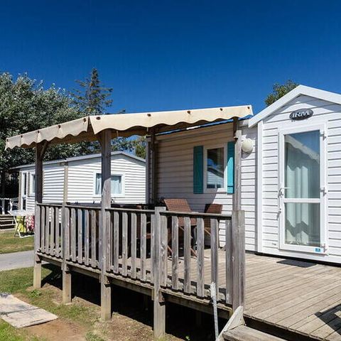 Bungalow 6 personnes - Mobil-home | Comfort | 2 Ch. | 4/6 Pers. | Terrasse surélevée | Clim.