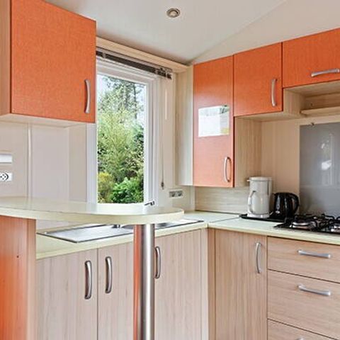 Bungalow 6 personnes - Mobil-home | Comfort | 2 Ch. | 4/6 Pers. | Terrasse surélevée | Clim.