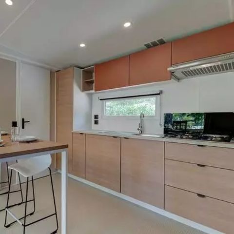 BUNGALOW 6 personnes - Mobil-home | Premium | 3 Ch. | 6 Pers. | Terrasse surélevée | Clim.