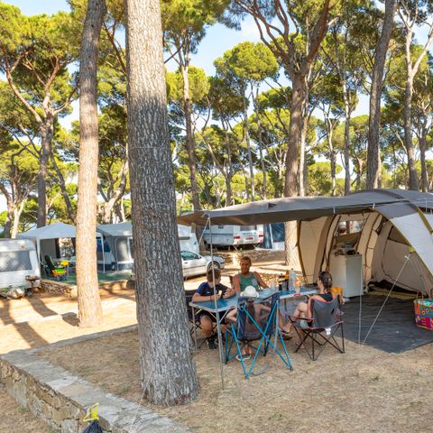 Emplacement - Standard Confort - 60-75m2 - : voiture - Caravane ou camping-car ou tente - Électricité