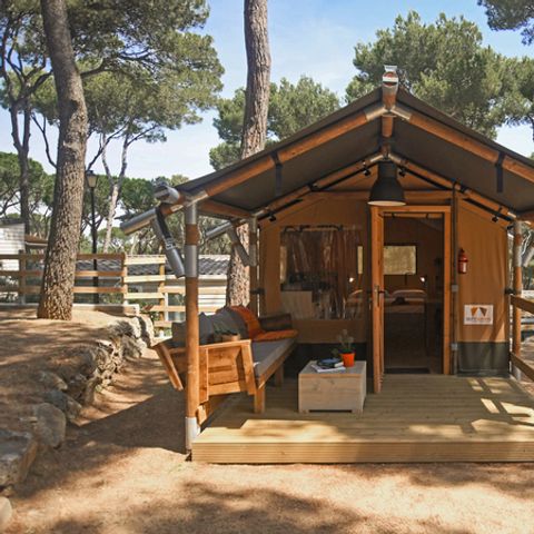 TENTE TOILE ET BOIS 2 personnes - Tente Montgrí