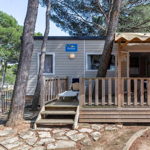 BUNGALOW 4 personnes - Mobil-home | Premium | 2 Ch. | 4 Pers. | Terrasse Lounge | Clim.