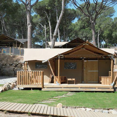 TENTE TOILE ET BOIS 5 personnes - Boutique Illa Roja