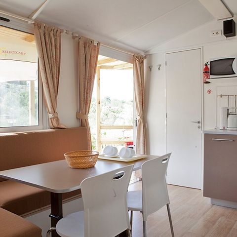 BUNGALOW 6 personnes - Classic | 2 Ch. | 4/6 Pers. | Terrasse surélevée | Clim.