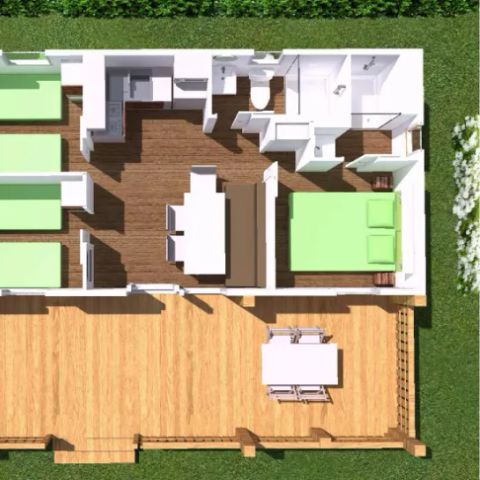 BUNGALOW 6 personnes - Nabucco deluxe s