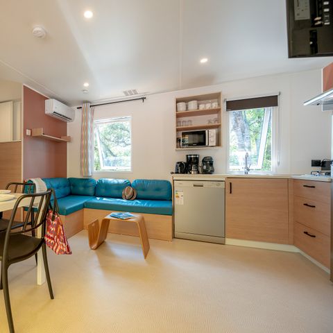 Mobilhome 4 personnes - Mobil-home | Comfort | 2 Ch. | 4 Pers. | Terrasse surélevée | Clim.