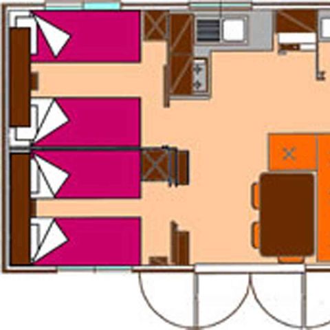 BUNGALOW 6 personnes - GIRASOLE SUITE