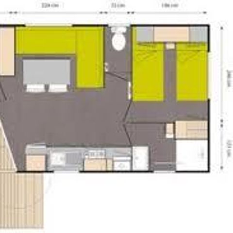 BUNGALOW 4 personnes - O'Hara + Climatisation