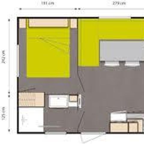 BUNGALOW 6 personnes - O'Hara + Climatisation