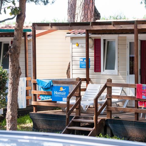 BUNGALOW 6 personnes - Classic | 2 Ch. | 4/6 Pers. | Terrasse Couverte | Clim.