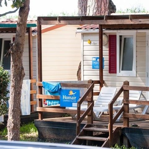 BUNGALOW 6 personnes - Classic | 2 Ch. | 4/6 Pers. | Terrasse surélevée | Clim.