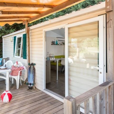 BUNGALOW 6 personnes - Classic | 2 Ch. | 4/6 Pers. | Terrasse surélevée | Clim.