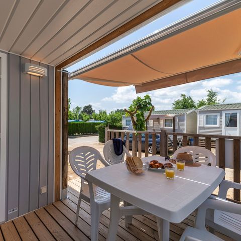 BUNGALOW 6 personnes - Comfort | 2 Ch. | 4/6 Pers. | Terrasse simple | Clim.