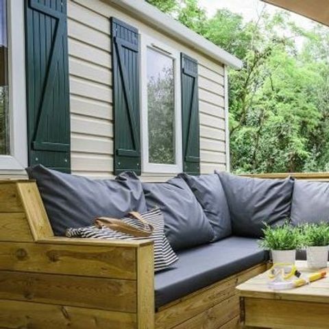 BUNGALOW 6 personnes - Premium | 2 Ch. | 4/6 Pers. | Terrasse Lounge | Clim. | TV
