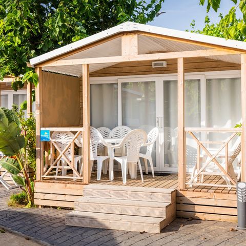 BUNGALOW 4 personnes - Comfort XL | 2 Ch. | 4 Pers. | Terrasse surélevée | Clim