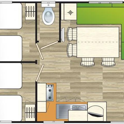 BUNGALOW 6 personnes - Family 30m² 6 pers