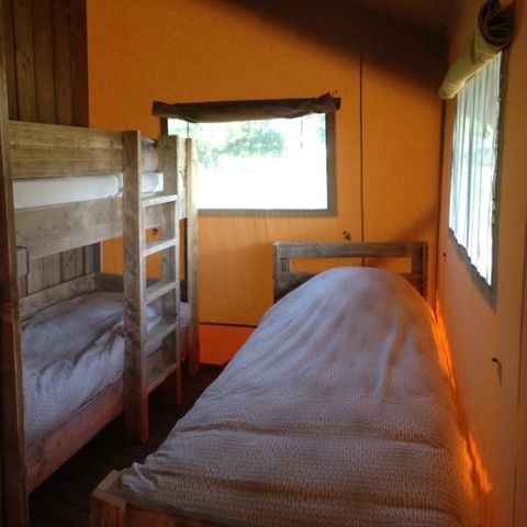 TENTE TOILE ET BOIS 5 personnes - SAFARI