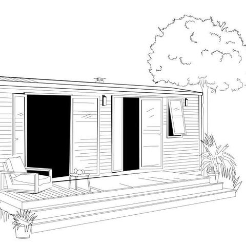 BUNGALOW 4 personnes - New Loggia 32m² Clim TV