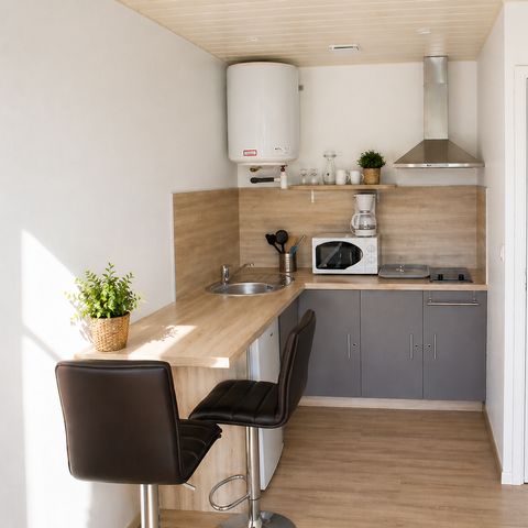 CHALET 2 personnes - Chalet 1 ch. - Terrasse couverte - 25 m2