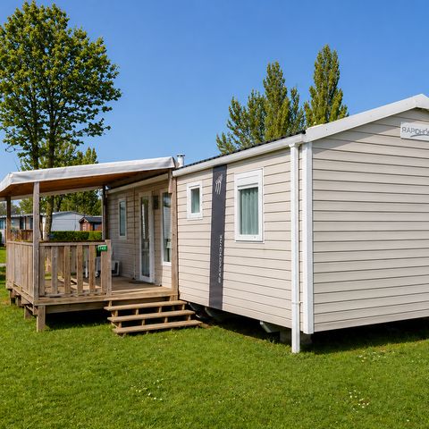 BUNGALOW 6 personnes - Premium 3 ch. - Terrasse couverte - 35 m2