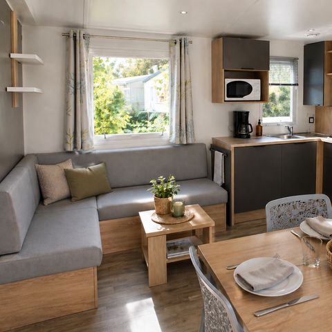 BUNGALOW 6 personnes - Premium 3 ch. - Terrasse couverte - 35 m2