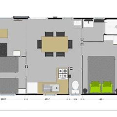 Mobilhome 6 personnes - Modulo
