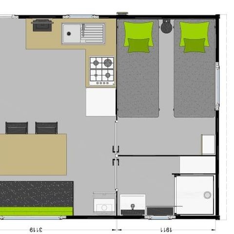 BUNGALOW 6 personnes - Ibiza