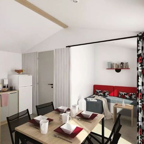 BUNGALOW 6 personnes - Modulo 2 chambres 4/6 personnes, TV, LV, 27m² (2019)
