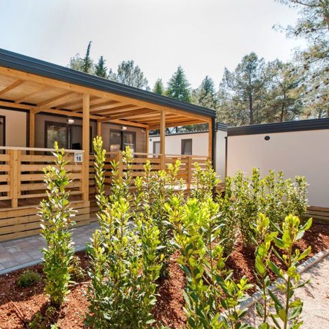 BUNGALOW 6 personnes - Premium | 2 Ch. | 4/6 Pers. | Terrasse Surélevée| Clim.