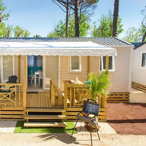 BUNGALOW 6 personnes - Premium | 3 Ch. | 6 Pers. | Terrasse surélevée | Clim.