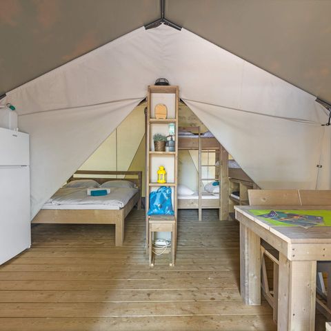 Tente en toile et en bois 5 personnes - Lanterna - Tente Safari Confort