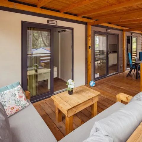Mobilhome 6 personnes - Premium 2 chambres 2 salles de bain Lounge Premium zone