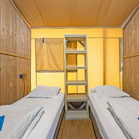 Tente en toile et en bois 5 personnes - Safari tent Lodge