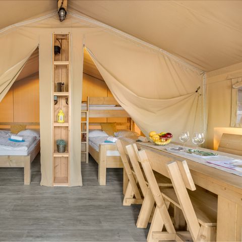 TENTE TOILE ET BOIS 5 personnes - Safari tent Lodge