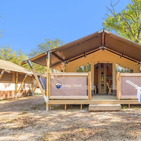 Tente en toile et en bois 5 personnes - Safari tent Lodge