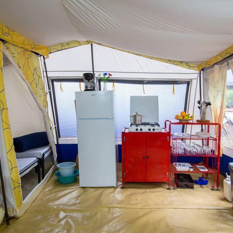 BUNGALOW TOILÉ 4 personnes - BUNGALOWTENT (SANS SANITAIRES)