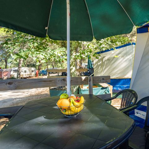 TENTE TOILE ET BOIS 4 personnes - BUNGALOW TENT LUXE (SANS SANITAIRES)