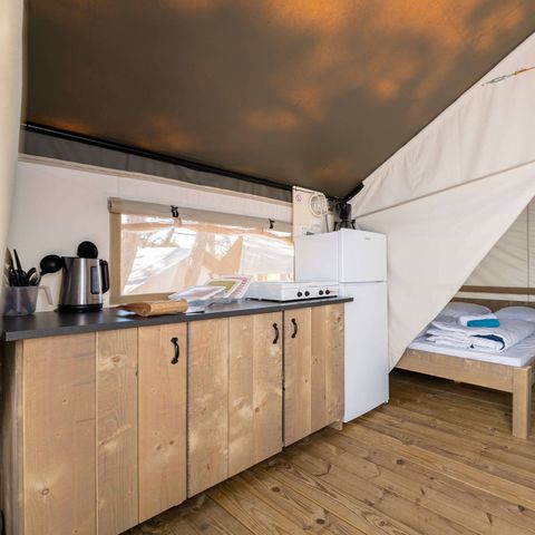 TENTE TOILE ET BOIS 4 personnes - Safaritent Comfort
