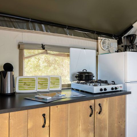 TENTE TOILE ET BOIS 4 personnes - Tente Safari Lodge (6P)