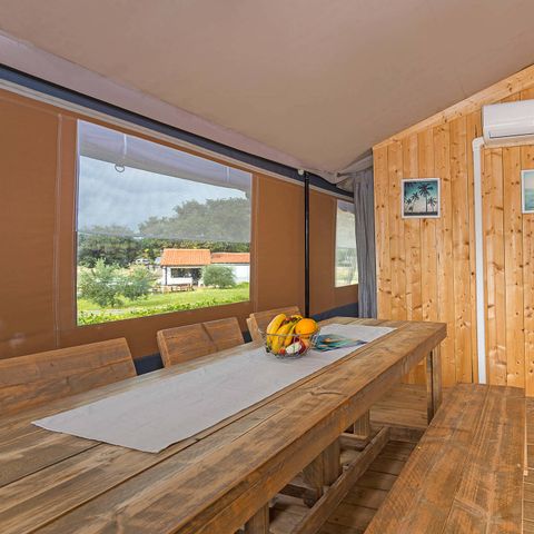 TENTE TOILE ET BOIS 4 personnes - Tente Safari Lodge (6P)